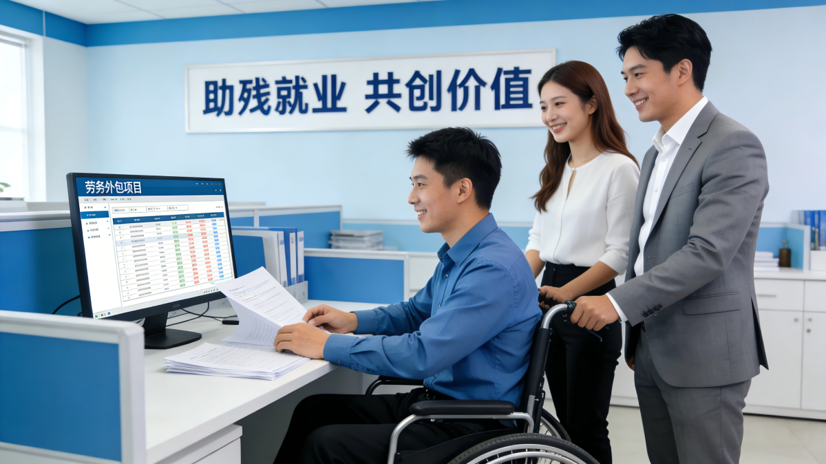 銅川殘疾人助殘就業(yè)勞務(wù)外包